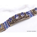 Bracelet tibétain couleur lapis lazuli-o Bracelets tibétains bouddhistes BTT8