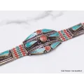 Bracelet népalais avec pierres fantaisie - Bracelets tibétains bouddhistes