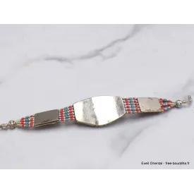 Bracelet népalais avec pierres fantaisie - Bracelets tibétains bouddhistes
