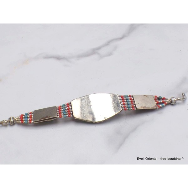 Bijou tibétain bracelet pierres fantaisie Bracelets tibétains bouddhistes BTT10