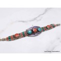 Bijou tibétain bracelet pierres fantaisie Bracelets tibétains bouddhistes BTT10