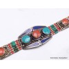 Bijou tibétain bracelet pierres fantaisie Bracelets tibétains bouddhistes BTT10