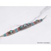 Bracelet népalais traditionnel pierres fantaisie Bracelets tibétains bouddhistes BTT15