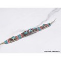 Bracelet népalais traditionnel pierres fantaisie Bracelets tibétains bouddhistes BTT15