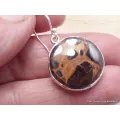Boucles d'oreilles rondes en Bauxite - Bijoux en Bauxite