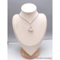Quartz Lémurien pendentif asymétrique serti clos Pendentifs pierres naturelles CWA57.8