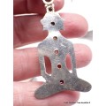 Pendentif Bouddha en argent 7 chakras (défaut) Pendentifs tibétains bouddhistes CWA129