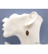 Boucles d'oreilles Astrophyllite brute forme marquise Bijoux en Astrophyllite AW87.2