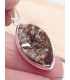 Boucles d'oreilles Astrophyllite brute forme marquise Bijoux en Astrophyllite AW87.2