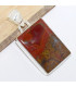Pendentif rectangulaire en Agate Seam Bijoux en Agate Seam du Maroc CWA86.6