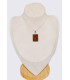 Pendentif rectangulaire en Agate Seam Bijoux en Agate Seam du Maroc CWA86.6