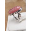 Bague en Rhodochrosite ovale 2 anneaux taille 54/55 Bagues pierres naturelles AW106.4