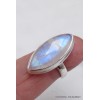 Bague marquise Péristérite taille 55 Bijoux en Pierre de lune CWA77.20
