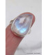 Bague Péristérite asymétrique taille 58 Bijoux en Pierre de lune CWA77.21