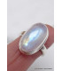 Bague ovale Péristérite grade A++ taille 59 Bijoux en Pierre de lune CWA77.22