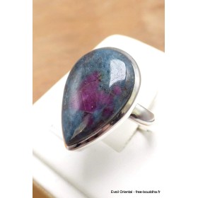 Bague en Rubis sur Cyanite forme goutte taille 57 Bijoux en Rubis sur Cyanite CWA118.7