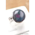 Bague ronde en Rubis sur Cyanite taille 59 - Bijoux en Rubis sur Cyanite