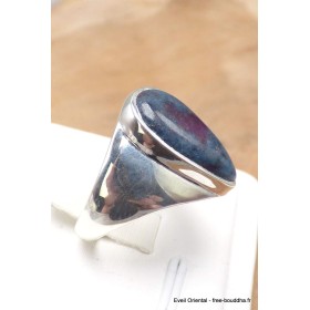 Bague chevalière en Rubis sur Cyanite taille 57 Bijoux en Rubis sur Cyanite CWA118.9