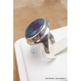 Bague asymétrique en Rubis sur Cyanite taille 56 Bijoux en Rubis sur Cyanite CWA118.10