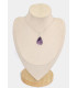 Pendentif goutte Améthyste Etoilée Pendentifs pierres naturelles BK1.2