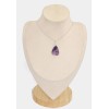 Pendentif goutte Améthyste Etoilée Pendentifs pierres naturelles BK1.2