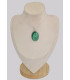 Pendentif authentique Malachite ovale grade AAA Pendentifs pierres naturelles BK3.1