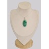 Pendentif bijou en authentique Malachite ovale grade AAA Pendentifs pierres naturelles BK3.3