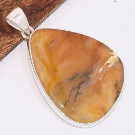 Pendentif Agate Plume de Graveyard asymétrique - Bijoux en Agate Plume de Graveyard