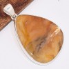 Pendentif Agate Plume de Graveyard asymétrique Bijoux en Agate Plume de Graveyard KB4