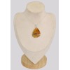 Pendentif Agate Plume de Graveyard asymétrique Bijoux en Agate Plume de Graveyard KB4