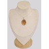 Pendentif Agate Plume de Graveyard ovale Bijoux en Agate Plume de Graveyard KB4.1
