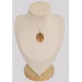 Pendentif Agate Plume de Graveyard ovale - Bijoux en Agate Plume de Graveyard