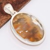 Pendentif en Agate Plume de Graveyard ovale Bijoux en Agate Plume de Graveyard KB4.2