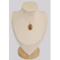 Pendentif en Agate Plume de Graveyard ovale - Bijoux en Agate Plume de Graveyard