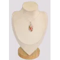 Pendentif oval en Agate Plume de Graveyard - Bijoux en Agate Plume de Graveyard