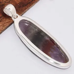 Long pendentif en Super Seven grade AAA - Pendentifs pierres naturelles