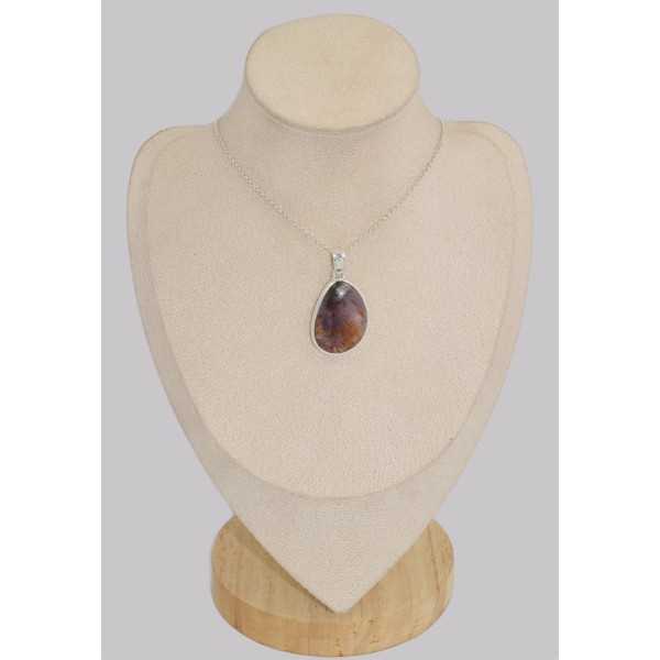 Long pendentif en Super Seven grade AAA Pendentifs pierres naturelles BK5