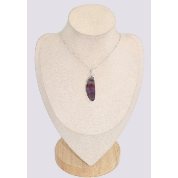 Pendentif Super Seven forme libre grade AAA Bijoux en Cacochynite Super Seven BK5.6