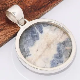 Pendentif rond en Sodalite - Pendentifs pierres naturelles