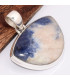 Pendentif semi-rond en Sodalite Pendentifs pierres naturelles BK6.1