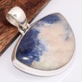 Pendentif semi-rond en Sodalite Pendentifs pierres naturelles BK6.1