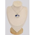 Pendentif semi-rond en Sodalite Pendentifs pierres naturelles BK6.1