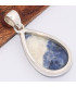 Pendentif Sodalite forme goutte Pendentifs pierres naturelles BK6.2