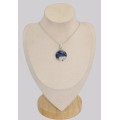 Pendentif rond en Sodalite bleue Pendentifs pierres naturelles BK6.4