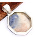 Pendentif hexagonal en Sodalite bleue Pendentifs pierres naturelles BK6.5