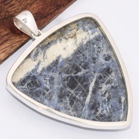 Très gros pendentif en Sodalite bleue Pendentifs pierres naturelles BK6.6