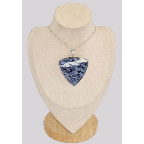 Très gros pendentif en Sodalite bleue Pendentifs pierres naturelles BK6.6
