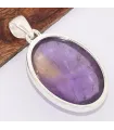 Gros Pendentif oval Amétrine naturelle - Bijoux en Amétrine