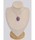 Gros Pendentif oval Amétrine naturelle Bijoux en Amétrine BK7
