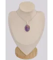 Gros Pendentif oval Amétrine naturelle - Bijoux en Amétrine